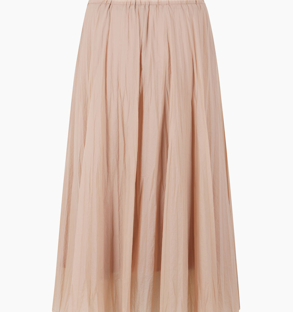 Pink semi sheer maxi skirt - sisley k longuette skirts - Blush | Sisley K image number 2